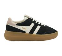 Lace-up suede trainers for women Gola Athena Black 38