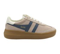 Lace-up suede trainers for women Gola Athena Pink 41