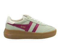 Lace-up suede trainers for women Gola Athena Vert 37