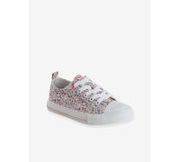 Lace-Up & Zip Canvas Trainers for Children, Designed for Autonomy blush