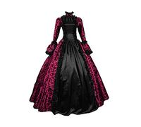 Lace Victorian Dress Women UK Clearance Vintage Medieval Renaissance Dress Retro Lolita Dress Gothic Punk Halloween Costumes Rockabilly Swing Dress Party Carnival Ball Gowns Goth Fancy Dress