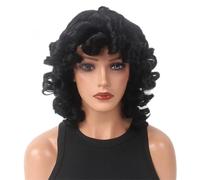 Lace Wig 36cm Daily Use Wig Fluffy Curly Hair Full Head Design Wig Suitable for Dating Party Wigs Women