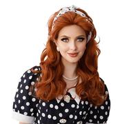 Lace Wig 54cm 21.25 Inch Creative Role-playing Wig Headpiece Bangs Long Curly Hair Comic Exhibition Wig Wigs Women