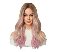 Lace Wig 54cm 21.25inch Creative Long Curly Hair Role Play Synthetic Wig Color Hair Piece Women's Wig Wigs Women