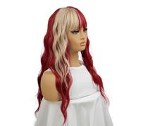 Lace Wig Big Wave Wig with Full Bangs Long Curly Hair Splicing Full Headset Wig Suitable for Daily Party Use 66cm Wigs Women