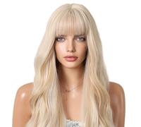 Lace Wig Creative Bangs Big Waves Long Curly Hair Fluffy Face-shaping Wig Full Head Wig Suitable for Daily Wear Wigs Women