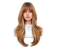 Lace Wig Creative Bangs Wig for Women Long Curly Hair Headpiece Style Full Head Dyed Big Wave Hairpiece Wigs Women