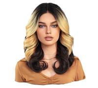 Lace Wig Creative Hairstyle Design Suitable for Daily Wear Lace Synthetic Wig Natural Middle-parted Curly Hair Wigs Women