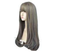 Lace Wig Daily Wig for Women Wearing Gradient Hairstyle Long Straight Hair Set Travel Synthetic Headpiece Wig Wigs Women