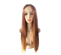 Lace Wig Daily Wig Long Bangs 65cm Long Straight Hair Full Head Wig Party and Travel Wig Wigs Women