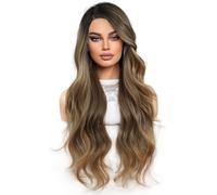 Lace Wig Lace Wig Female Wig Side Parting Gradient Wave Long Curly Synthetic Lace Wig Full Wig Wigs Women