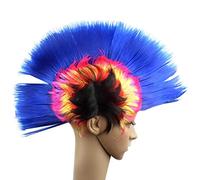 Lace Wig Long Rainbow Wig Curly Hair Costume Colorful Wigs For Women And Girls Anime Costumes Halloween Role Play Wig Wigs Colorful Straight Hair Girls Easter Party Toddler Curly Hair (C, One Size)