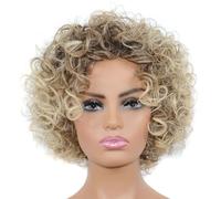Lace Wig Short Wig Headpiece Short Hair Big Curly Fluffy Wig Headpiece Creative Fluffy Curly Wig Headpiece Wigs Women