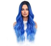 Lace Wig Small Forehead Lace Wig Gradual Wave Long Curly Synthetic Wig Full Head Cover Style Wear Wig Wigs Women