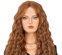 Lace Wig Synthetic Fiber Front Lace Wig Curly Wig Full Head Lace Wig Creative 76cm 30Inch Wig Wigs Women