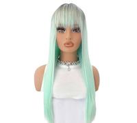 Lace Wig Wig with Bangs Long Straight Hair Wig Synthetic Wig Wig Suitable for Daily Party Use Wigs Women
