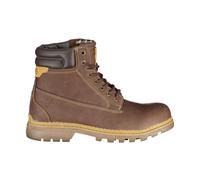 Laced Boot with Contrast Details and Logo - female - Carrera - Lace-up Boots - Brown - 2 UK - Shoes 2 UK