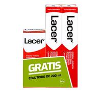 Lacer duplo pasta 125 ml + GRATIS colutorio 200 ml