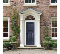 Lacerta Composite Door Eaton Solid Blue 920mm X 2090mm Open In Right Hand No Glass 10 Year Guarantee - Free Delivery & Smart Lock