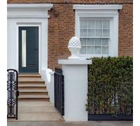 Lacerta Composite Door Monza 7016 Grey 890mm X 2090mm Open In Left Hand Obs Glass 10 Year Guarantee - Free Delivery & Smart Lock