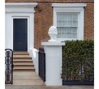 Lacerta Composite Door Monza Solid Blue 920mm X 2090mm Open In Left Hand No Glass 10 Year Guarantee - Free Delivery & Smart Lock