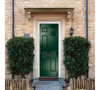 Lacerta Composite Door Muirfield Solid Green 890mm X 2090mm Open In Right Hand No Glass 10 Year Guarantee - Free Delivery & Smart Lock
