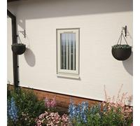 Lacerta Triple Glazed Window Agate/white Left Hand Side Hung Obscure Glazed 610 X 965mm 10 Year Guarantee With Free Delivery