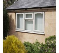 Lacerta Triple Glazed Window Agate/white Lh & Rh Side Hung & Top Centre Clear Glazed 1770 X 965mm 10 Year Guarantee With Free Delivery