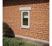 Lacerta Triple Glazed Window Agate/white Right Hand Side Hung Clear Glazed 610 X 1040mm 10 Year Guarantee With Free Delivery
