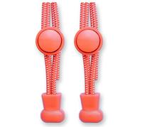 Lacestar No Tie Elastic Laces 120CM Shoe Laces No Tie Elastic Shoelace Lock System Suitable for Kids Adults Elderly Disabled (ELECTRIC ORANGE)
