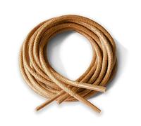Lacestar Round Waxed Cotton Thin Shoelaces 2.5mm Wide 75cm 100cm 125cm Long Dress Wax Cord Laces Brogues Shoes Boot (125cm, Khaki Brown)…