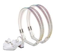 Lacets De Chaussures À Talons Hauts Strass - Lacets De Chaussures Blingbling Sangle De Chaussures En Strass - Cheville Tenant Lâche Blingbling Anti-dérapant Bundle Lacets Strass Chaîne Sangle