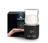 LACEVO - N6 Universal Bottle Warmer - Quickly Warms to Optimal Temperature - 5 Adapters to Work with Most Major Bottle Brands - for Breast Milk & Water - Portable & Small - Rechargeable - Easy to Use