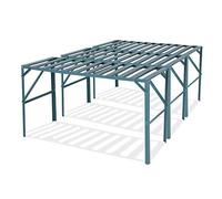 Lacewing 4' 1" Traditional 1 Tier Greenhouse Staging Green Set of 2