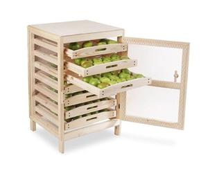 Lacewing Primrose 7 Drawer Natural Pine Wooden Pressure Treated Apple Storage Rack 91cm