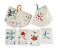 Lachilly 100 Common Chinese Characters Flashcards - Essential Learning Aid for Mandarin - Hieroglyphic Pictograph Symbols, Pinyin, Stroke Order for Beginners