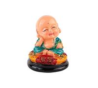 lachineuse Buddha Bonze Wisdom Decoration Asian | Lucky charm according to feng shui tradition, this figurine brings wisdom to the choices of your daily life