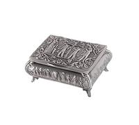 lachineuse - Egyptian Pharaohs Jewellery Box - Ramses, Thot, Anubis - 10 x 7 x 4 cm - Antique Egypt Decoration - Key Storage Box, Watch - Gift Idea Deco Urn Box - Metal Colour