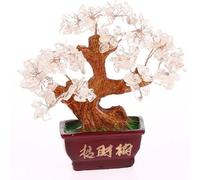 lachineuse Feng Shui Tree, Resin, Brown/White, 17x12x6 cm