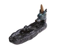 lachineuse Incense Holder - Chinese Dragon, Ceramic, Brown, 15,5 cm de Longueur