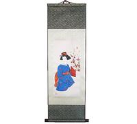 lachineuse Kakemono, Wood paper, Japan Blue, 100x30 cm