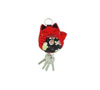 Lachineuse Key Ring Japanese Maneki Neko Lucky Cat Design Mauve