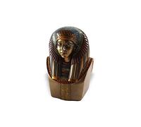 lachineuse - Scorpion King Bust 11.5 cm - Egyptian Decoration - Statue Decoration Antique Egypt - Figurine Statue God - Egyptian Pharaoh Bronze Bust - Original Gift Idea Home Decor
