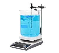 LACHOI Magnetic Stirrer 50-2000RPM 6.7 inch Hot Plate Magnetic Mixer Max 20L Max Temp.350℃ Lab Magnetic Stirrers with Stir Bar & Temp Probe Sensor