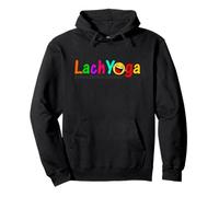 LachYoga Shirt with German Text "Lach Macht Gesund Fröhlich Lachmeister Pullover Hoodie