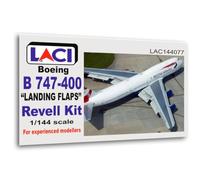 LACI 144077 1/144 B 747-400 Landing Flaps for Revell Resin Aircraft Accessory kit, Small, Grey