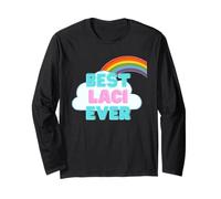 Laci - Best Laci Ever - Rainbow Cute Girl Laci Long Sleeve T-Shirt