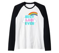 Laci - Best Laci Ever - Rainbow Cute Girl Laci Raglan Baseball Tee