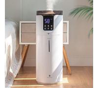 LACIDOLL Whole House Humidifiers for 2000 sq.ft, 4.2Gal/16L Quiet Cool Mist Top Fill Floor Humidifier with Essential Oil Tray, 4 Mist Modes, Remote, Beige Plastic, Automatic Operation