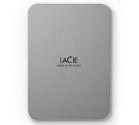 LaCie Mobile Drive 1TB v2 USB-C Moon Silver w/Rescue